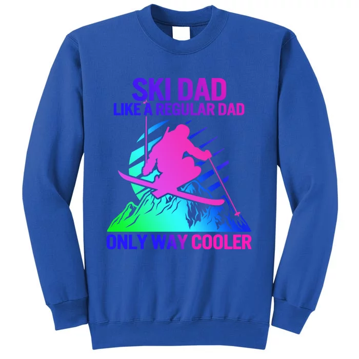 Ski Dad Sweater Fathers Day Daddy Papa Grandpa Cooler Gift Sweatshirt