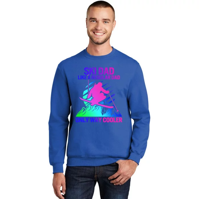 Ski Dad Sweater Fathers Day Daddy Papa Grandpa Cooler Gift Tall Sweatshirt