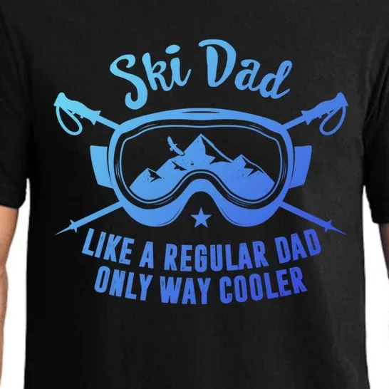 Ski Dad Sweater Fathers Day Daddy Papa Grandpa Cooler Gift Great Gift Pajama Set