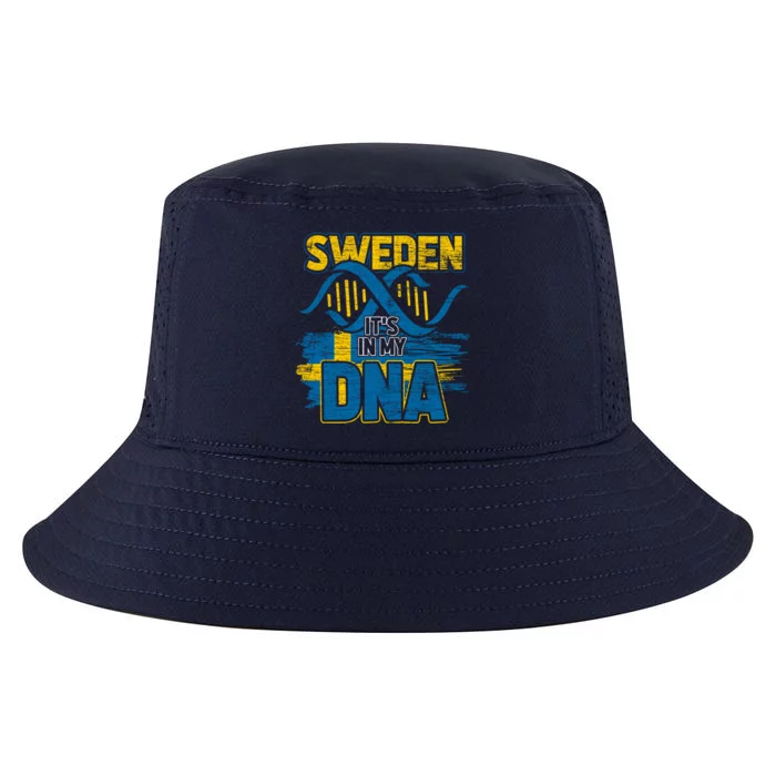 Sverige Dna Swedish Flag Sweden Great Gift Cool Comfort Performance Bucket Hat