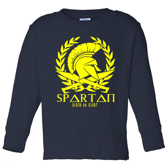 Spartan Death Toddler Long Sleeve Shirt