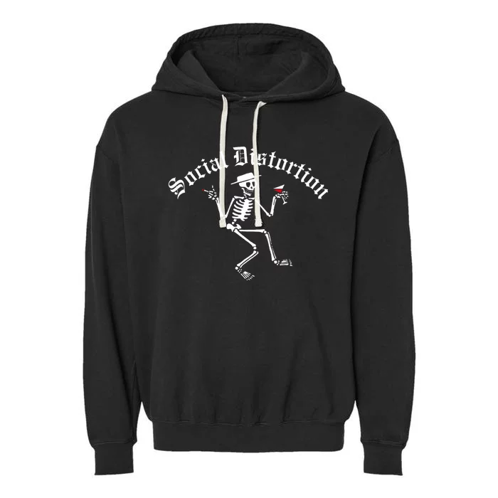 Social Distortion Skelly Garment-Dyed Fleece Hoodie