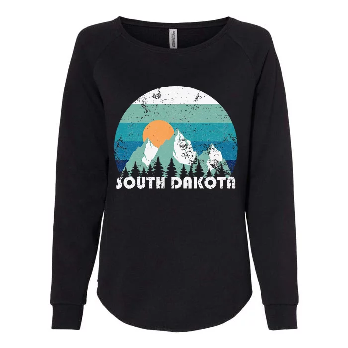 South Dakota State Retro Vintage Womens California Wash Sweatshirt