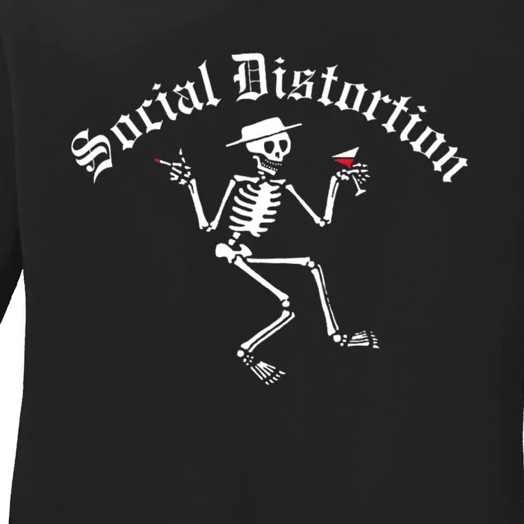 Social Distortion Ladies Long Sleeve Shirt