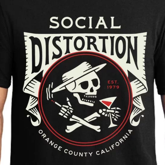 Social Distortion Skelly Circle Pajama Set