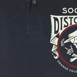 Social Distortion Skelly Circle Softstyle Adult Sport Polo