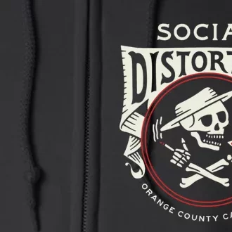 Social Distortion Skelly Circle Full Zip Hoodie