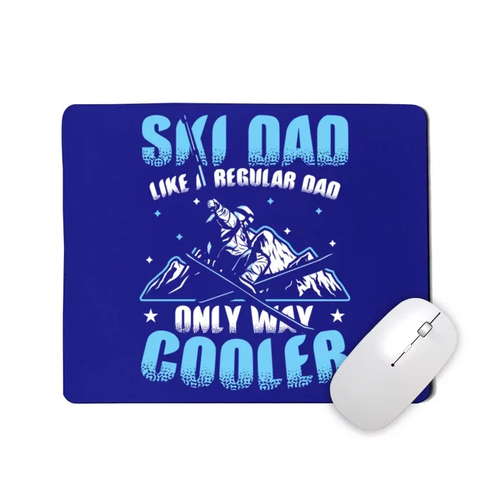 Skiis Downhill Skiier Costume Ski Dad Gift Mousepad