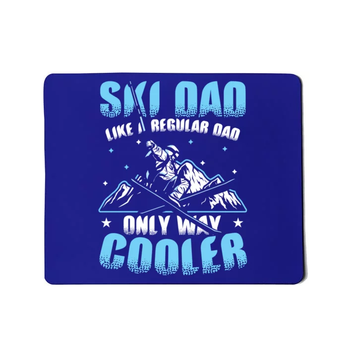 Skiis Downhill Skiier Costume Ski Dad Gift Mousepad