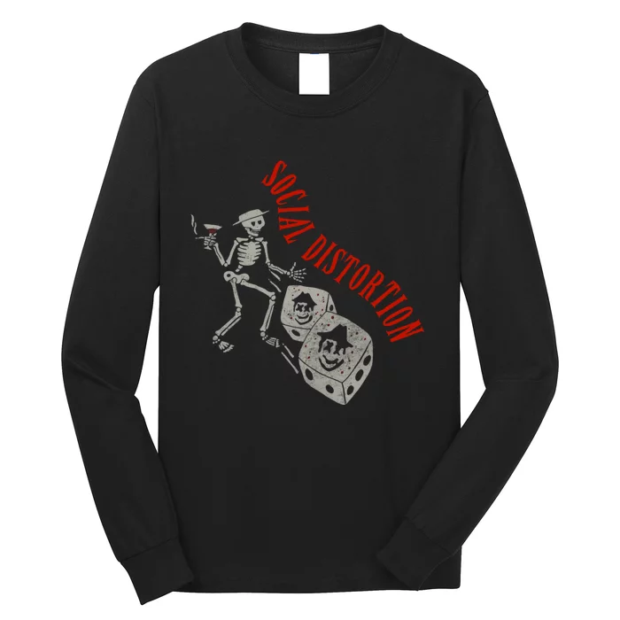 Social Distortion Skelly Dice Long Sleeve Shirt