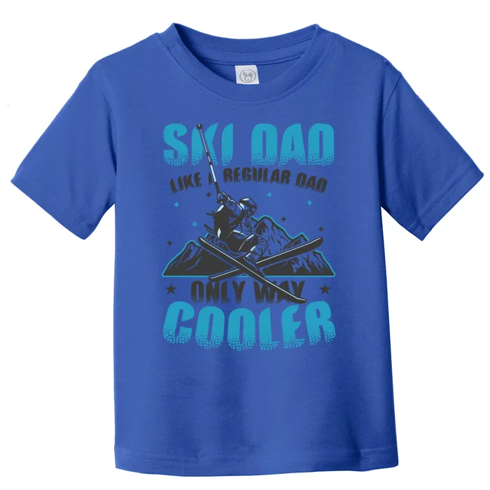 Skiis Downhill Skiier Costume Ski Dad Gift Toddler T-Shirt