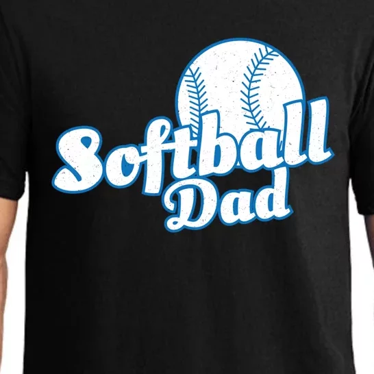 Softball Dad Softball Player Softball Baseball Player Game Gift Pajama Set