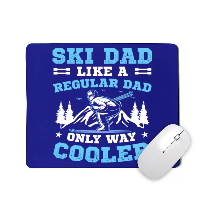 Skiis Downhill Skiier Costume Ski Dad Gift Mousepad