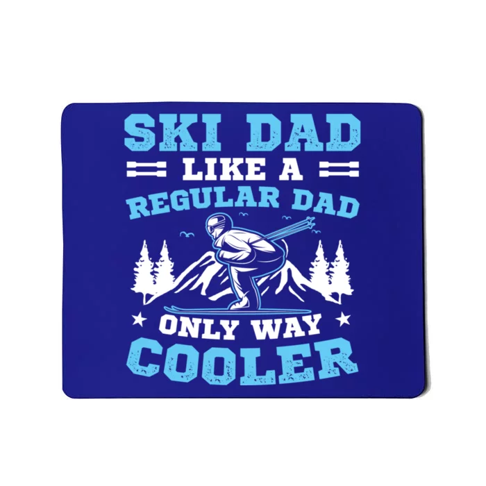 Skiis Downhill Skiier Costume Ski Dad Gift Mousepad