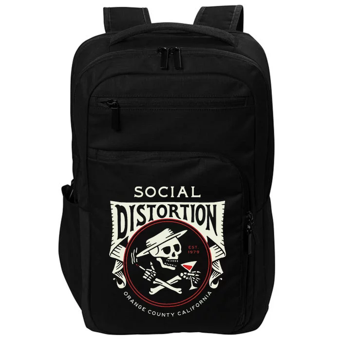 Social Distortion Skelly Circle Impact Tech Backpack