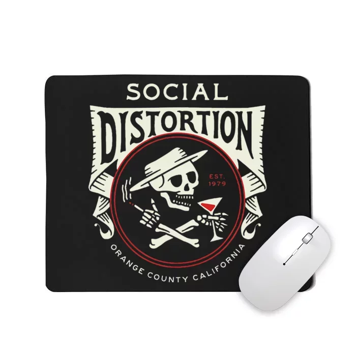 Social Distortion Skelly Circle Mousepad