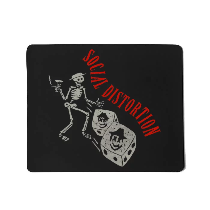 Social Distortion Skelly Dice Mousepad