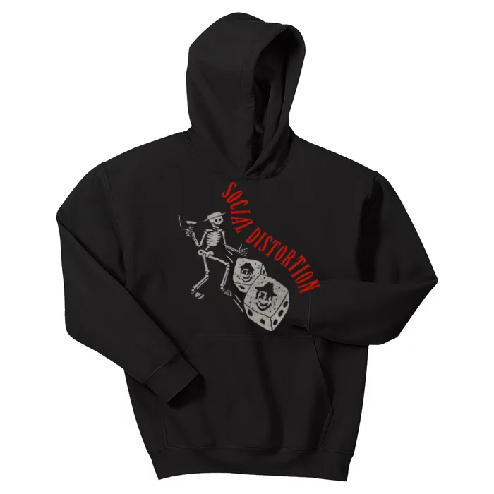 Social Distortion Skelly Dice Kids Hoodie