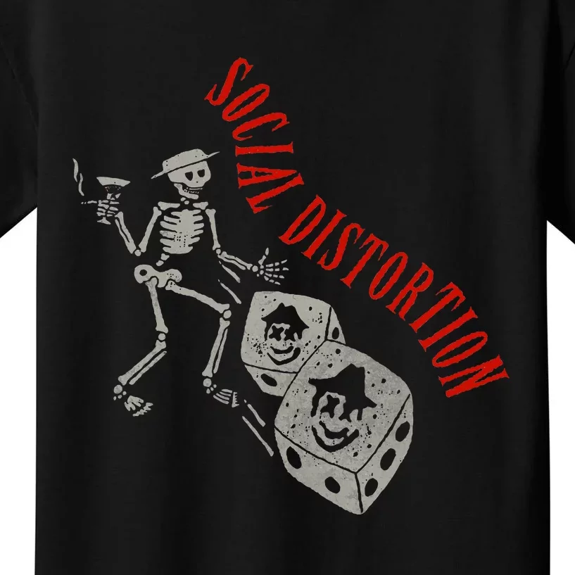 Social Distortion Skelly Dice Kids T-Shirt