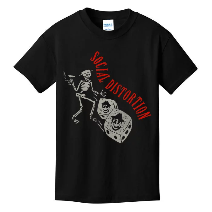 Social Distortion Skelly Dice Kids T-Shirt