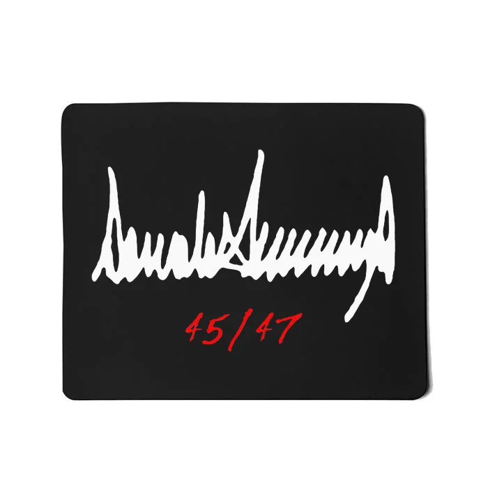 Signed Donald Trump 4547 Mousepad