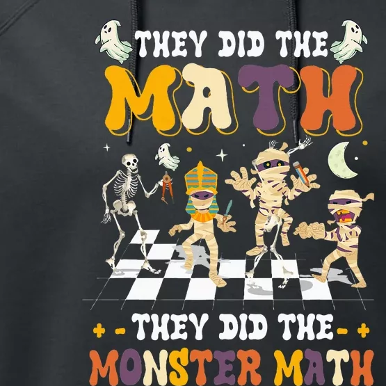 Skeleton Dancing They Did The Math They Did The Monster Math Performance Fleece Hoodie