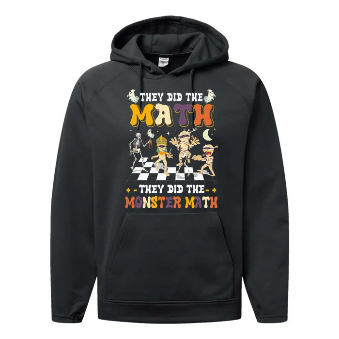 Skeleton Dancing They Did The Math They Did The Monster Math Performance Fleece Hoodie