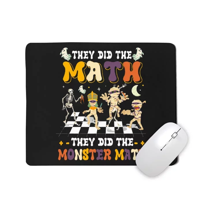 Skeleton Dancing They Did The Math They Did The Monster Math Mousepad