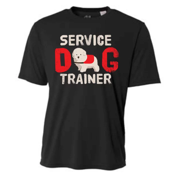 Service Dog Trainer Funny Gift Cooling Performance Crew T-Shirt