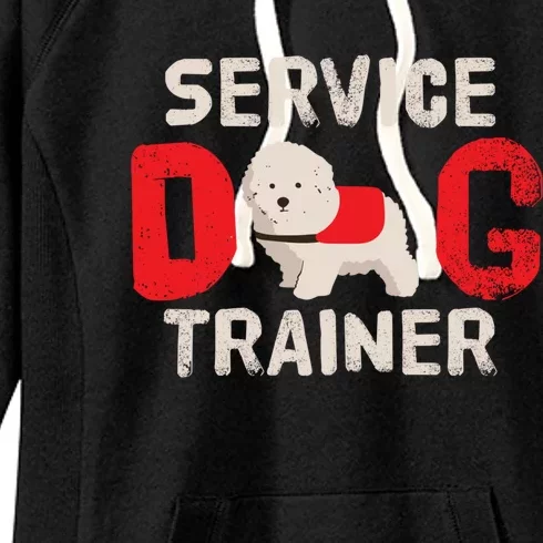 Service Dog Trainer Funny Gift Women's Fleece Hoodie