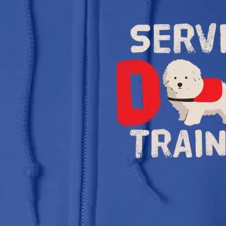 Service Dog Trainer Funny Gift Full Zip Hoodie