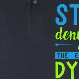 Stop Denying The Earth Is Dying Softstyle Adult Sport Polo