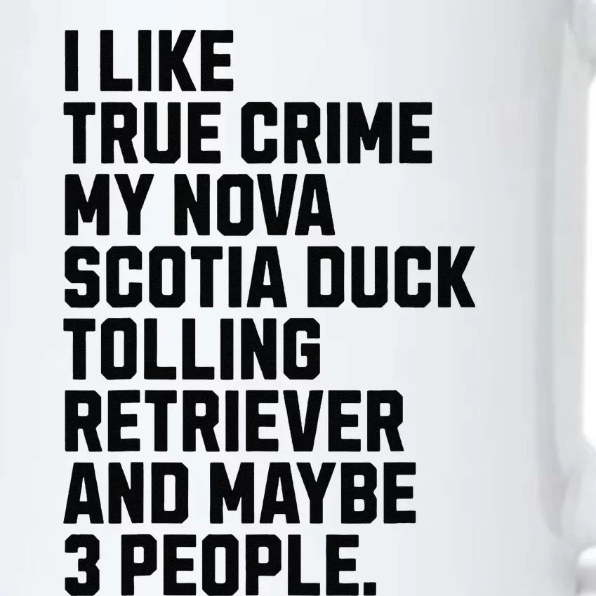 Scotia Duck Tolling Retriever Dog Owner Funny Truecrime Black Color Changing Mug