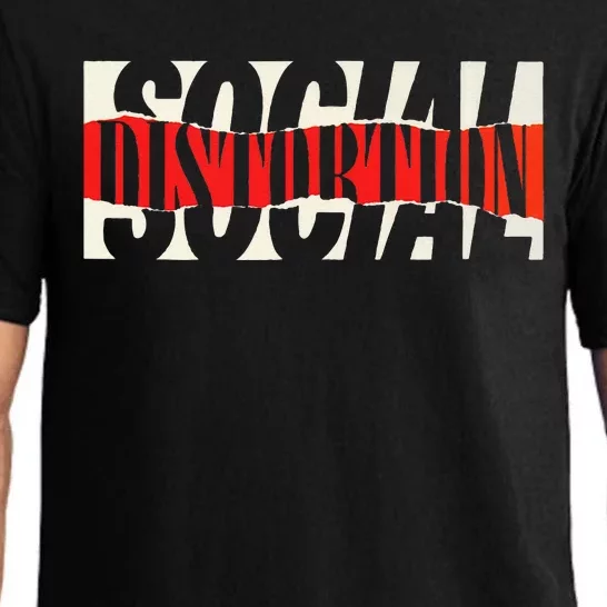 Social Distortion Torn Logo Pajama Set