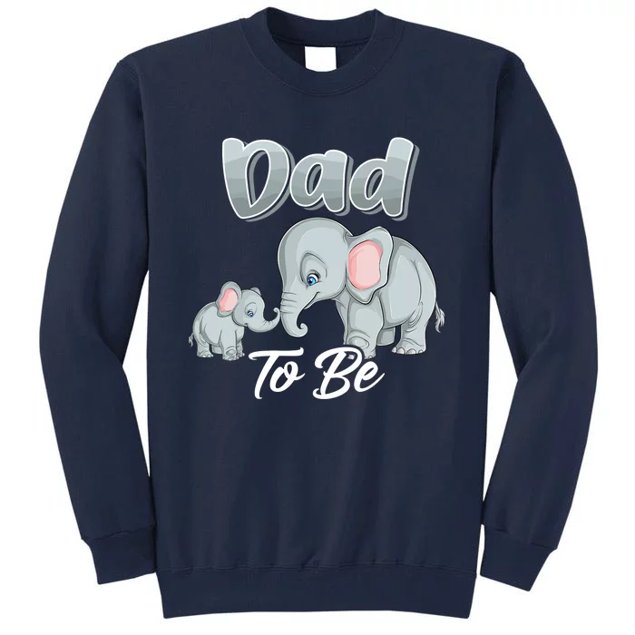 Soon Dad To Be Elephants For Baby Shower Gender Reveal Tall Sweatshirt