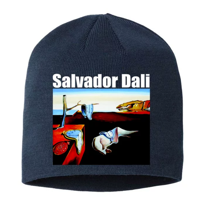 Salvador Dali The Persistence Of Memory 1931 8 1/2in Sustainable Knit Beanie