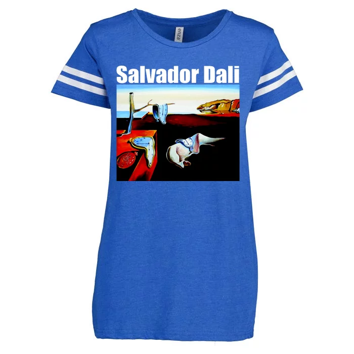 Salvador Dali The Persistence Of Memory 1931 Enza Ladies Jersey Football T-Shirt