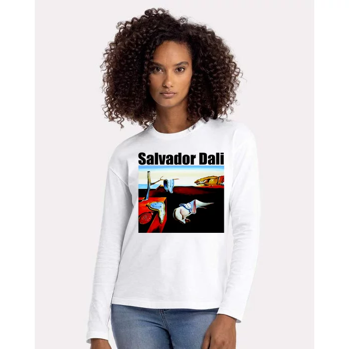 Salvador Dali The Persistence Of Memory 1931 Womens Cotton Relaxed Long Sleeve T-Shirt