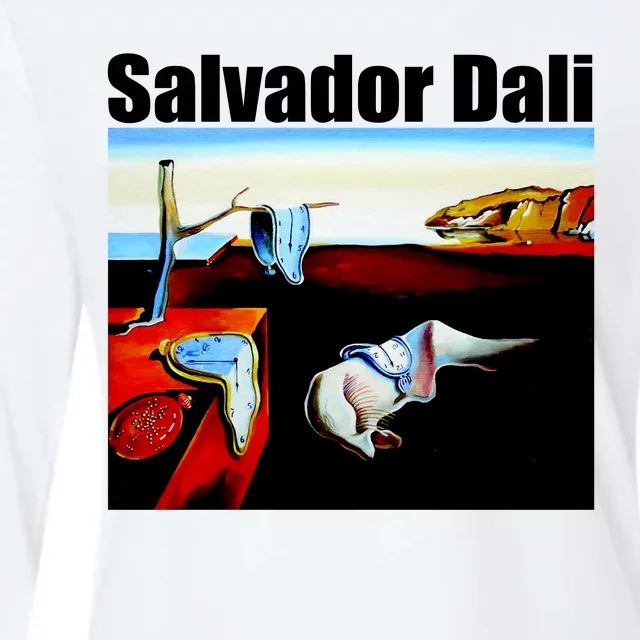 Salvador Dali The Persistence Of Memory 1931 Womens Cotton Relaxed Long Sleeve T-Shirt