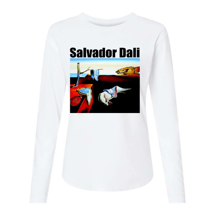 Salvador Dali The Persistence Of Memory 1931 Womens Cotton Relaxed Long Sleeve T-Shirt