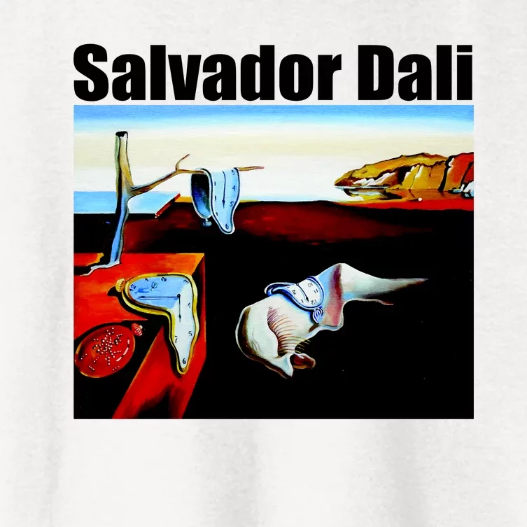 Salvador Dali The Persistence Of Memory 1931 Women's Crop Top Tee