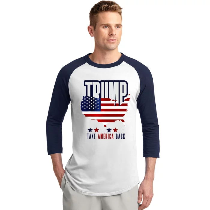 Support Donald Trump 2024 Presidential Election Campaign Baseball Sleeve Shirt