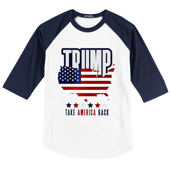 Support Donald Trump 2024 Presidential Election Campaign Baseball Sleeve Shirt