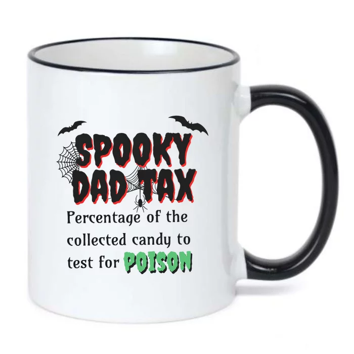 Spooky Dad Tax Halloween Funny Family Matching Halloween Black Color Changing Mug