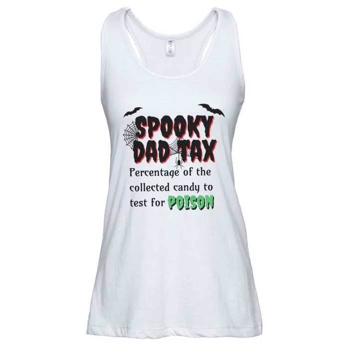 Spooky Dad Tax Halloween Funny Family Matching Halloween Ladies Essential Flowy Tank