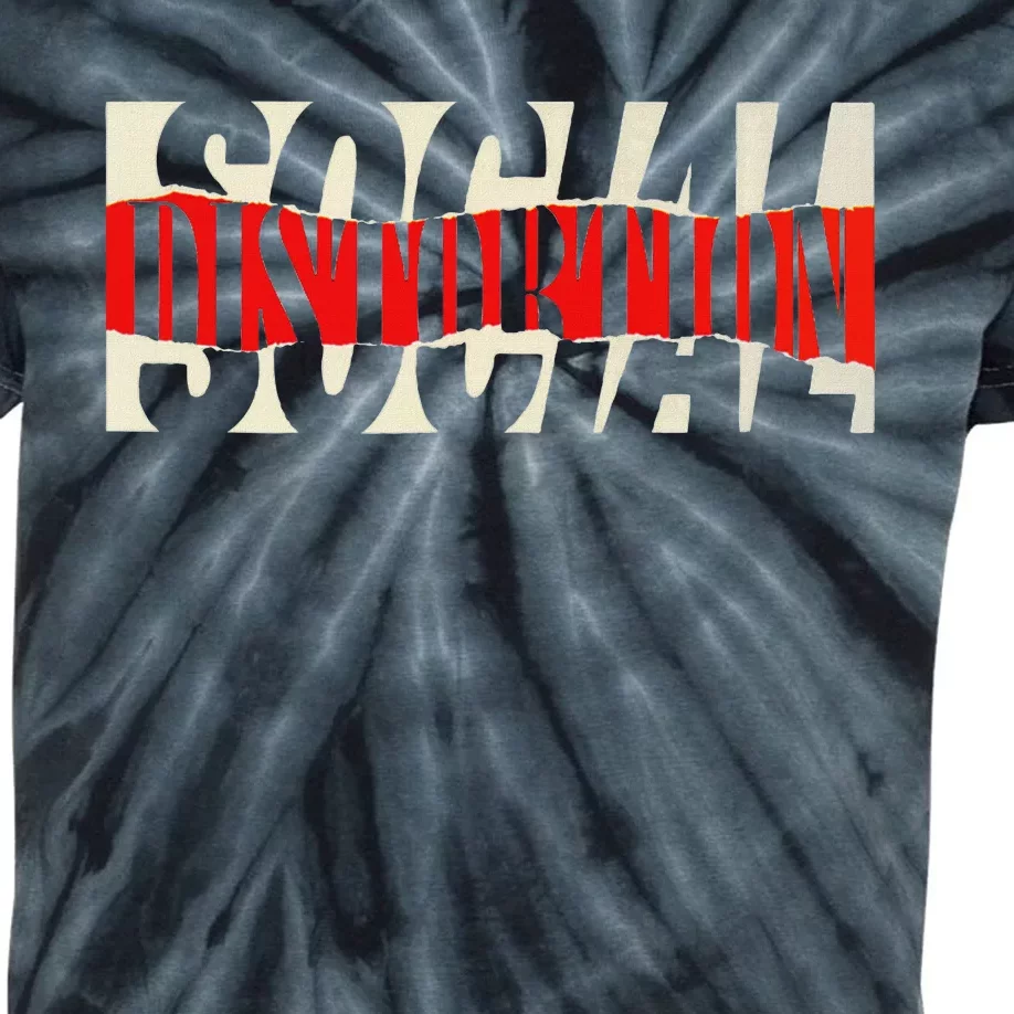 Social Distortion Torn Logo Kids Tie-Dye T-Shirt