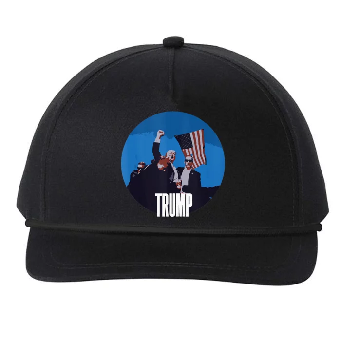 Support Donald Trump 2024 Presidential Election Campaign Snapback Five-Panel Rope Hat