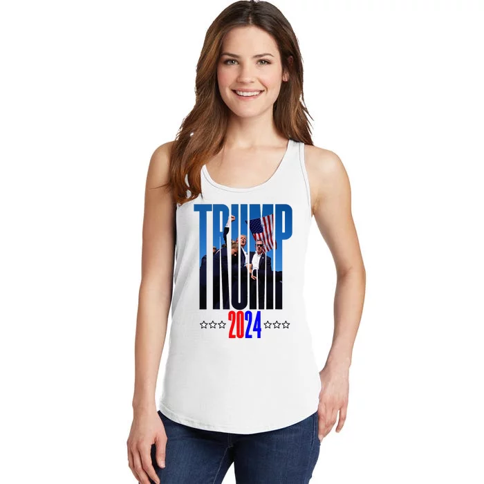 Support Donald Trump 2024 Presidential Election Campaign Ladies Essential Tank