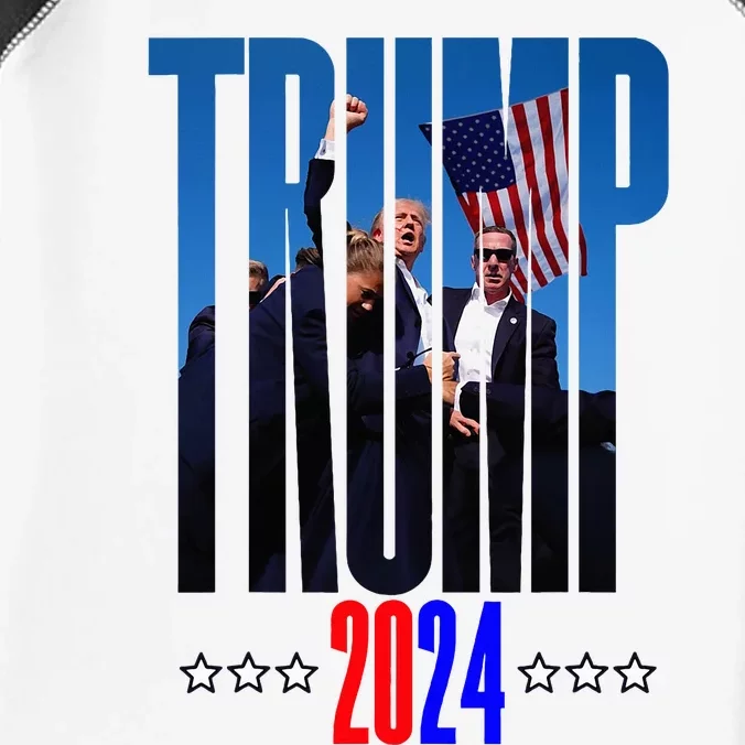 Support Donald Trump 2024 Presidential Election Campaign Infant Baby Jersey Bodysuit