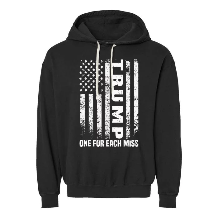 Support Donald Trump One For Each Miss Trump Garment-Dyed Fleece Hoodie